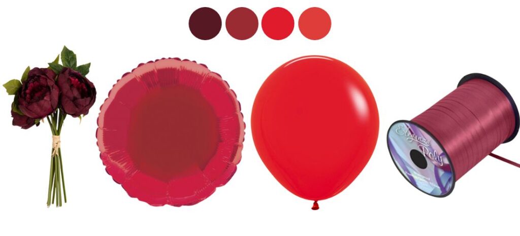 red balloon decor trend