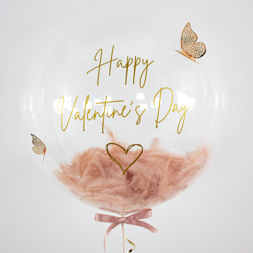 Deco Bubble Balloon Design for Valentine's Day