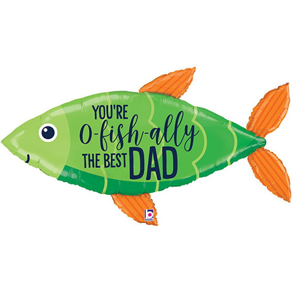 Fish Foil Balloon for Father's Day 