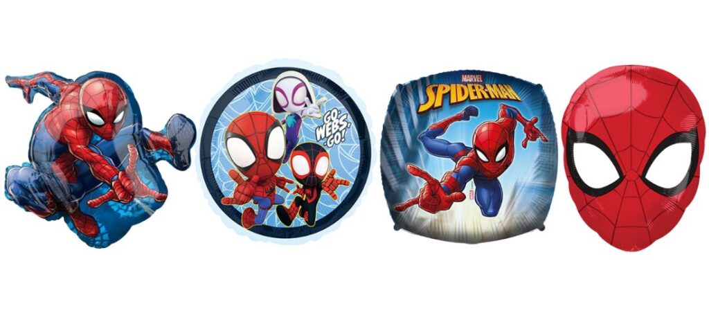Spiderman foil balloons balloon market