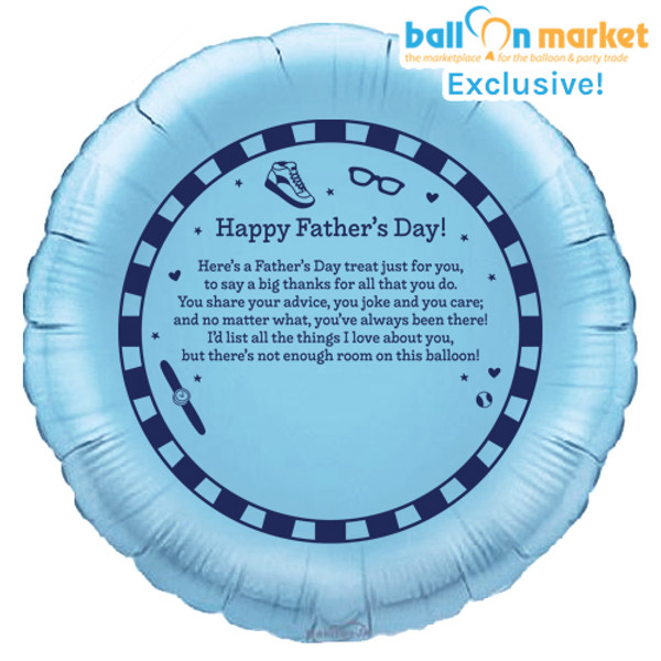 Balloon Market Exclusive Father's Day Balloon 
